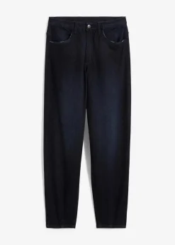 Damen bonprix Bekleidung·Shirts & Tops|Jeans|Barrel-Jeans High Waist, Bequembund