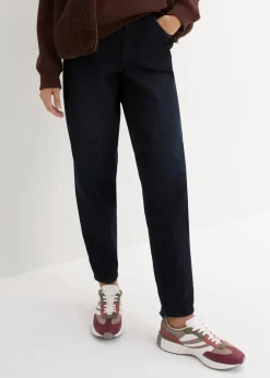Damen bonprix Bekleidung·Shirts & Tops|Jeans|Barrel-Jeans High Waist, Bequembund