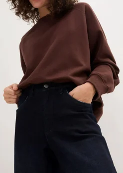 Damen bonprix Bekleidung·Shirts & Tops|Jeans|Barrel-Jeans High Waist, Bequembund