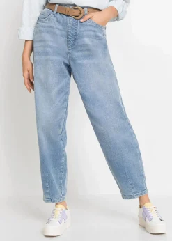 Sale Barrel-Jeans, High Waist, Bio-Baumwolle Damen Jeans|Bekleidung·Shirts & Tops