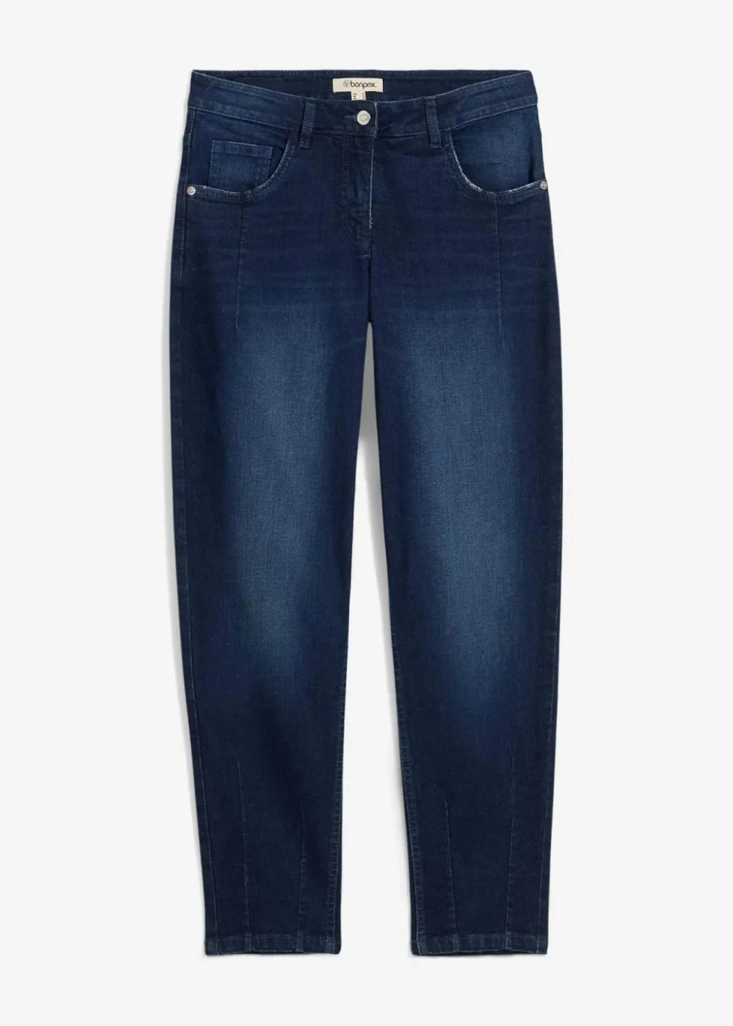 Damen bonprix Bekleidung·Shirts & Tops|Jeans|Barrel-Jeans Mid Waist