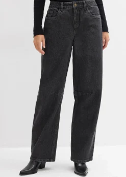 Damen bonprix Jeans|Bekleidung·Shirts & Tops|Barrel-Jeans Mid Waist