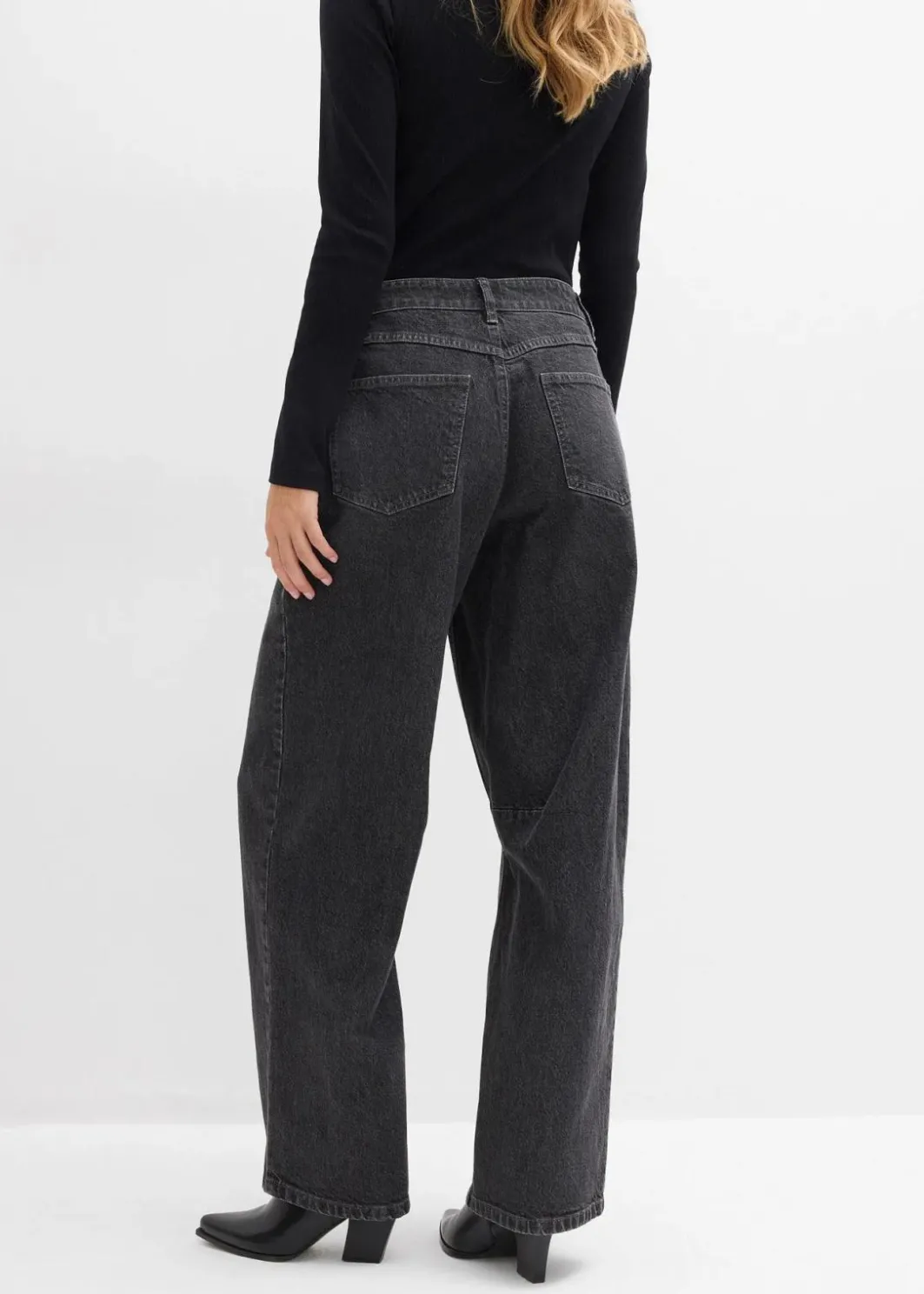 Damen bonprix Jeans|Bekleidung·Shirts & Tops|Barrel-Jeans Mid Waist