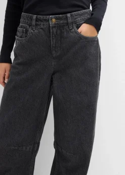 Damen bonprix Jeans|Bekleidung·Shirts & Tops|Barrel-Jeans Mid Waist