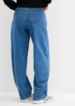 Sale Barrel-Jeans Mid Waist Damen Bekleidung·Shirts & Tops|Jeans