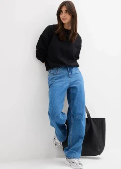 Sale Barrel-Jeans Mid Waist Damen Bekleidung·Shirts & Tops|Jeans