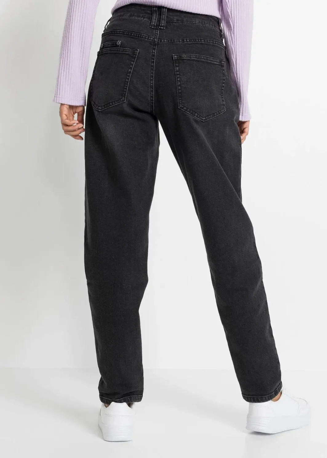 Hot Barrel-Jeans, Mid Waist, Stretch Damen Jeans|Bekleidung·Shirts & Tops