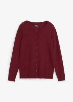 Damen bonprix Bekleidung·Umstandsmode|Strickmode|Basic Feinstrickjacke mit recycelter Baumwolle