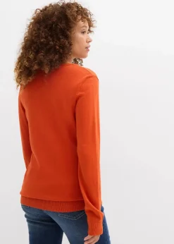 Outlet Basic Longpullover mit V-Ausschnitt Damen Bekleidung·Röcke|Bekleidung·Jeans