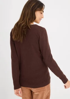 New Basic Pullover mit recycelter Baumwolle Damen Bekleidung·Röcke|Bekleidung·Jeans