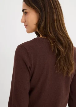 New Basic Pullover mit recycelter Baumwolle Damen Bekleidung·Röcke|Bekleidung·Jeans