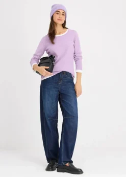 Discount Basic Pullover mit recycelter Baumwolle Damen Strickmode|Pullover & Strickjacken