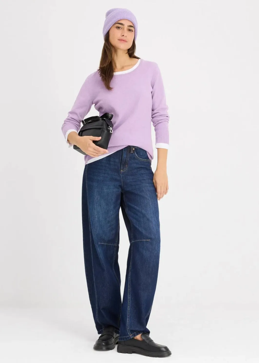 Discount Basic Pullover mit recycelter Baumwolle Damen Strickmode|Pullover & Strickjacken