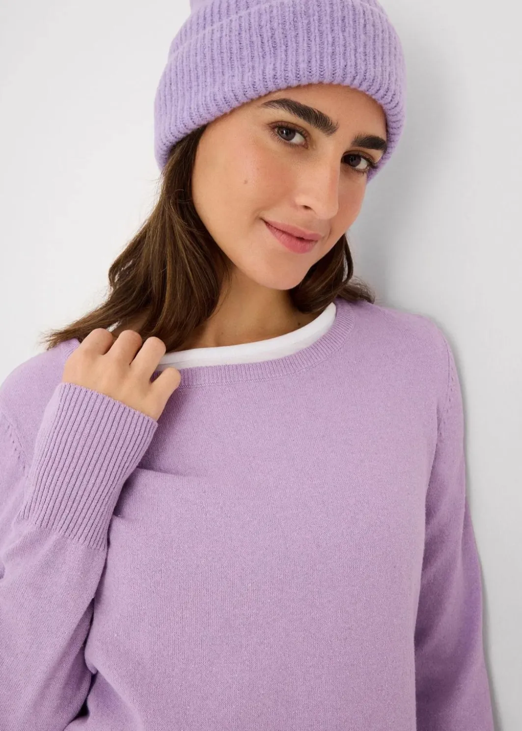 Discount Basic Pullover mit recycelter Baumwolle Damen Strickmode|Pullover & Strickjacken
