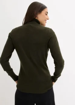 Hot Basic Rollkragenpullover Damen Pullover & Strickjacken|Basics
