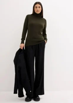 Hot Basic Rollkragenpullover Damen Pullover & Strickjacken|Basics