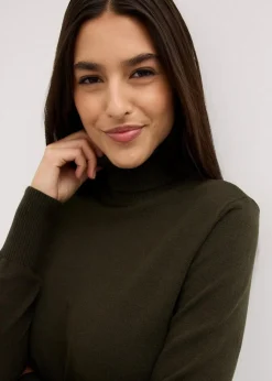 Hot Basic Rollkragenpullover Damen Pullover & Strickjacken|Basics
