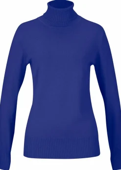 Damen bonprix Pullover & Strickjacken|Basics|Basic Rollkragenpullover