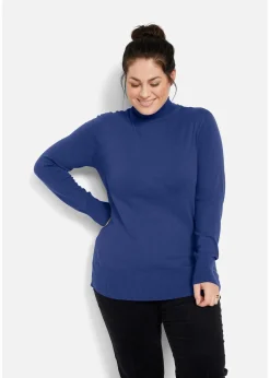 Damen bonprix Pullover & Strickjacken|Basics|Basic Rollkragenpullover