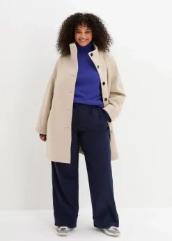 Damen bonprix Pullover & Strickjacken|Basics|Basic Rollkragenpullover