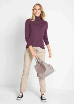 Basic Rollkragenpullover Damen Pullover & Strickjacken|Basics