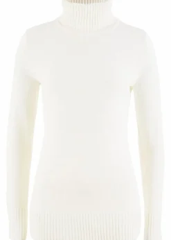 Damen bonprix Strickmode|Pullover & Strickjacken|Basic Rollkragenpullover