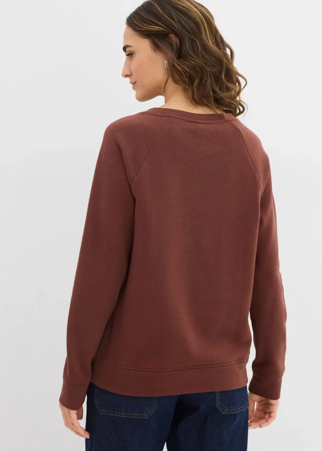 Hot Basic Sweatshirt Damen Sweat|Basics