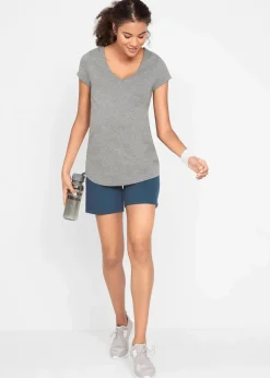 Damen bonprix Nachhaltigere Materialien|Umstandsmode|Basic Umstandsshirts aus Bio-Baumwolle, (2er-Pack)​