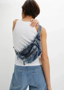 Damen bonprix Taschen|Bauchtasche aus Denim