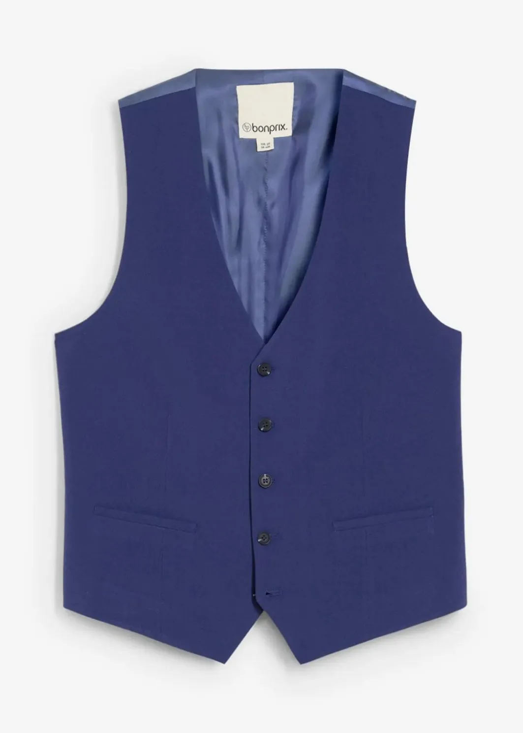 Herren bonprix Große Größen|Anzüge & Sakkos|Baukasten Anzugweste, Regular Fit