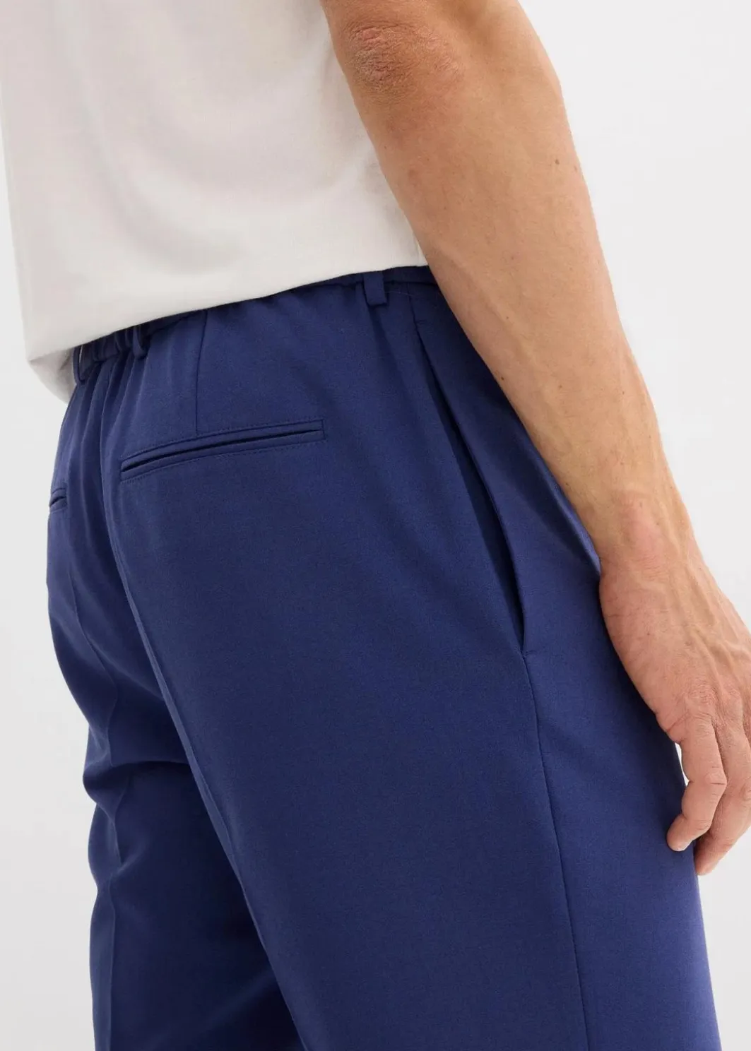 Herren bonprix Große Größen|Anzüge & Sakkos|Baukasten Stretch-Anzughose, Regular Fit