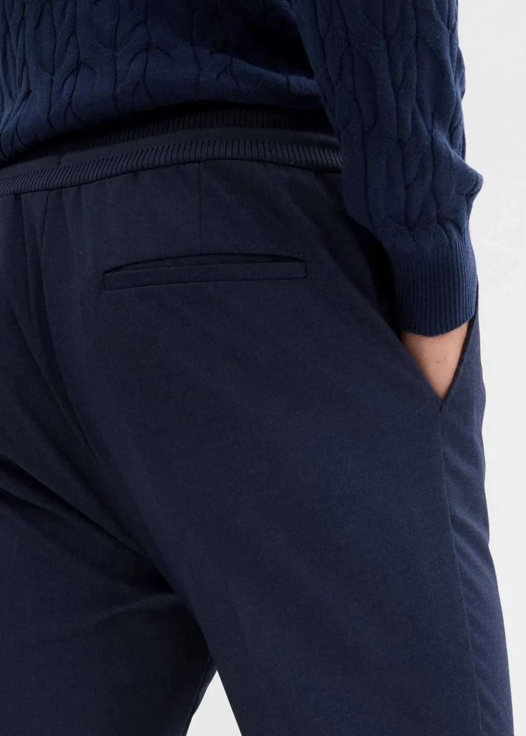 Herren bonprix Große Größen|Anzüge & Sakkos|Baukasten-Schlupfhose, Regular Fit