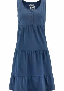 Damen bonprix Bekleidung·Pullover & Strickjacken|Kleider|Baumwoll Jerseykleid, kurz