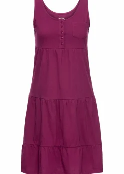 Clearance Baumwoll Jerseykleid, kurz Damen Kleider|Bekleidung·Pullover & Strickjacken