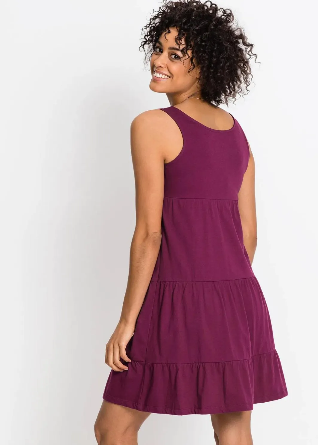 Clearance Baumwoll Jerseykleid, kurz Damen Kleider|Bekleidung·Pullover & Strickjacken