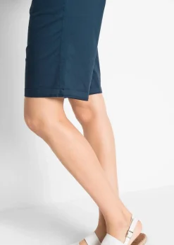 Sale Baumwoll Papertouch-Bermuda mit Bequembund Damen Bekleidung·Outdoorbekleidung|Bekleidung·Kleider