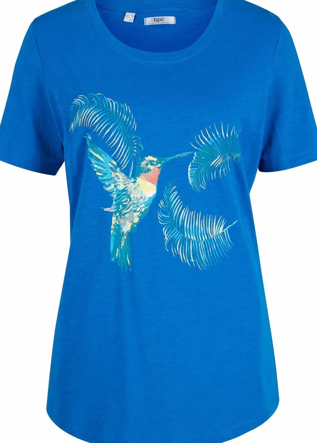 Outlet Baumwoll Shirt mit Druck Damen Shirts & Tops|Nachhaltigere Materialien