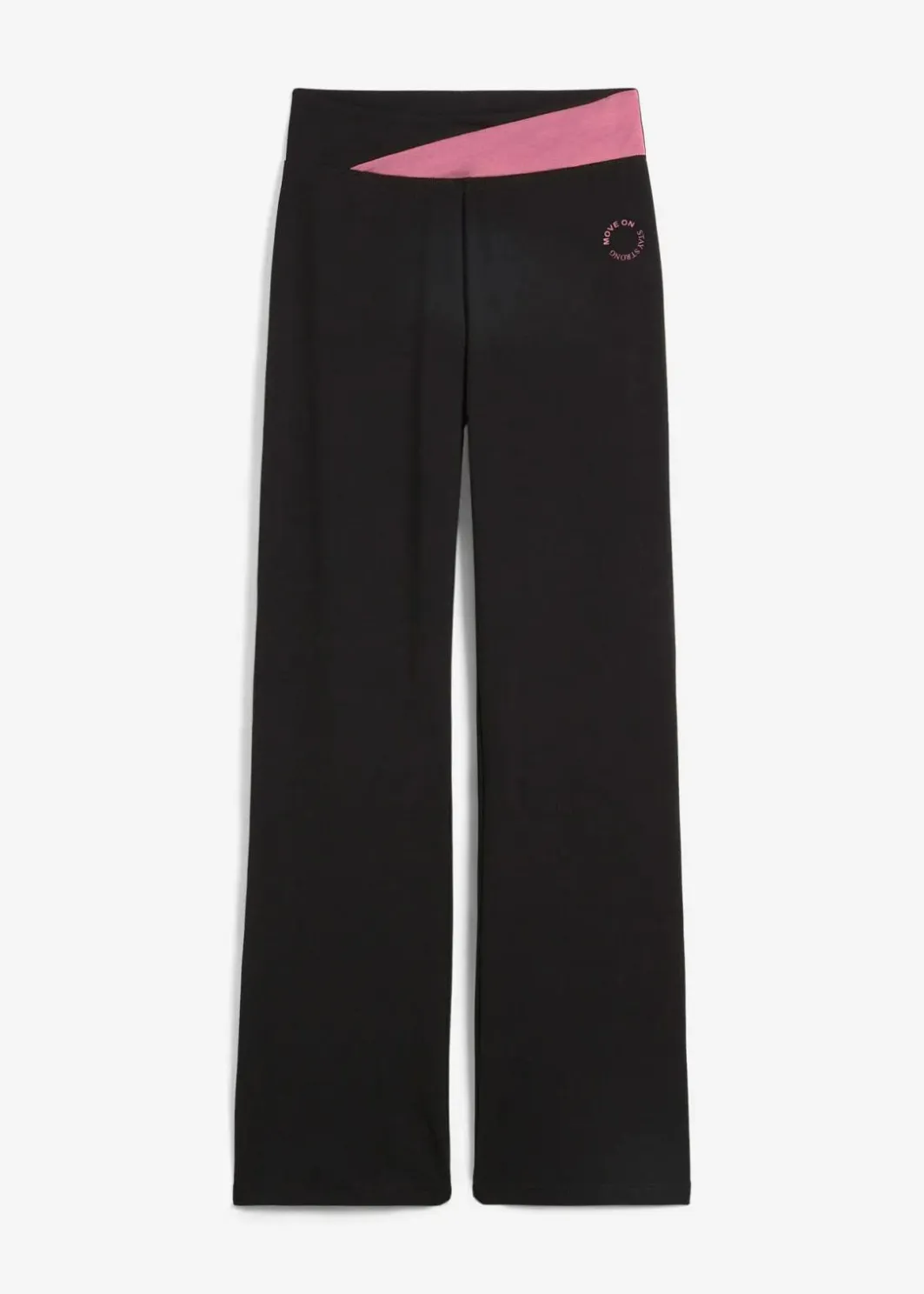 Damen bonprix Bekleidung·Sweat|Bekleidung·Kleider|Baumwoll Sporthose mit Stretch, Bootcut