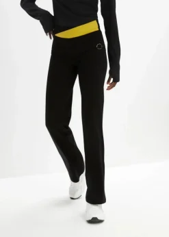 New Baumwoll Sporthose mit Stretch, Bootcut Damen Hosen|Sportbekleidung
