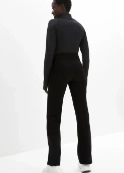 New Baumwoll Sporthose mit Stretch, Bootcut Damen Hosen|Sportbekleidung