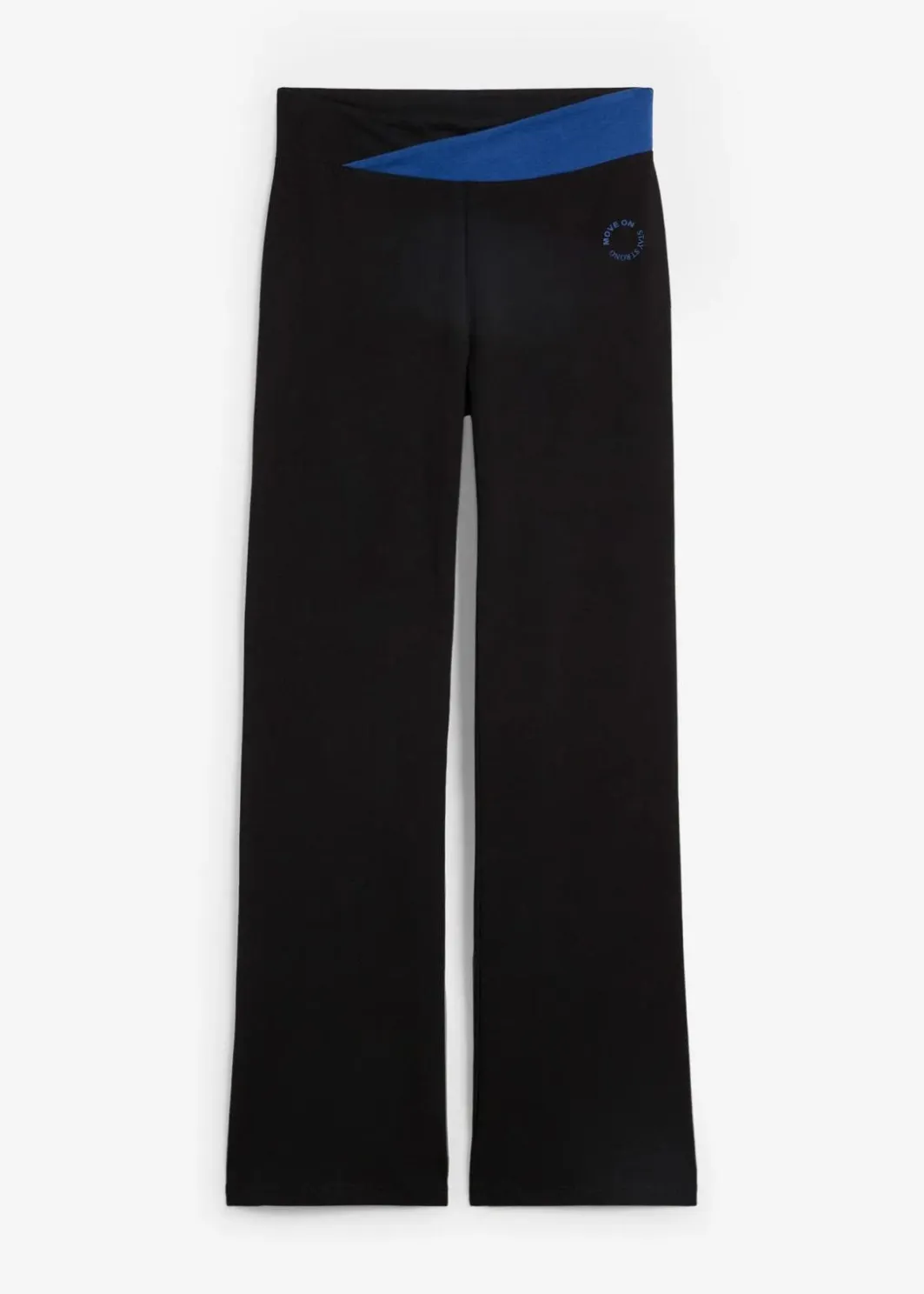 Damen bonprix Hosen|Sportbekleidung|Baumwoll Sporthose mit Stretch, Bootcut