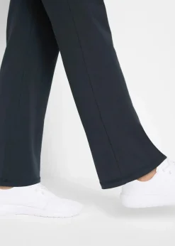 Damen bonprix Hosen|Sportbekleidung|Baumwoll Sporthose mit Stretch, Bootcut