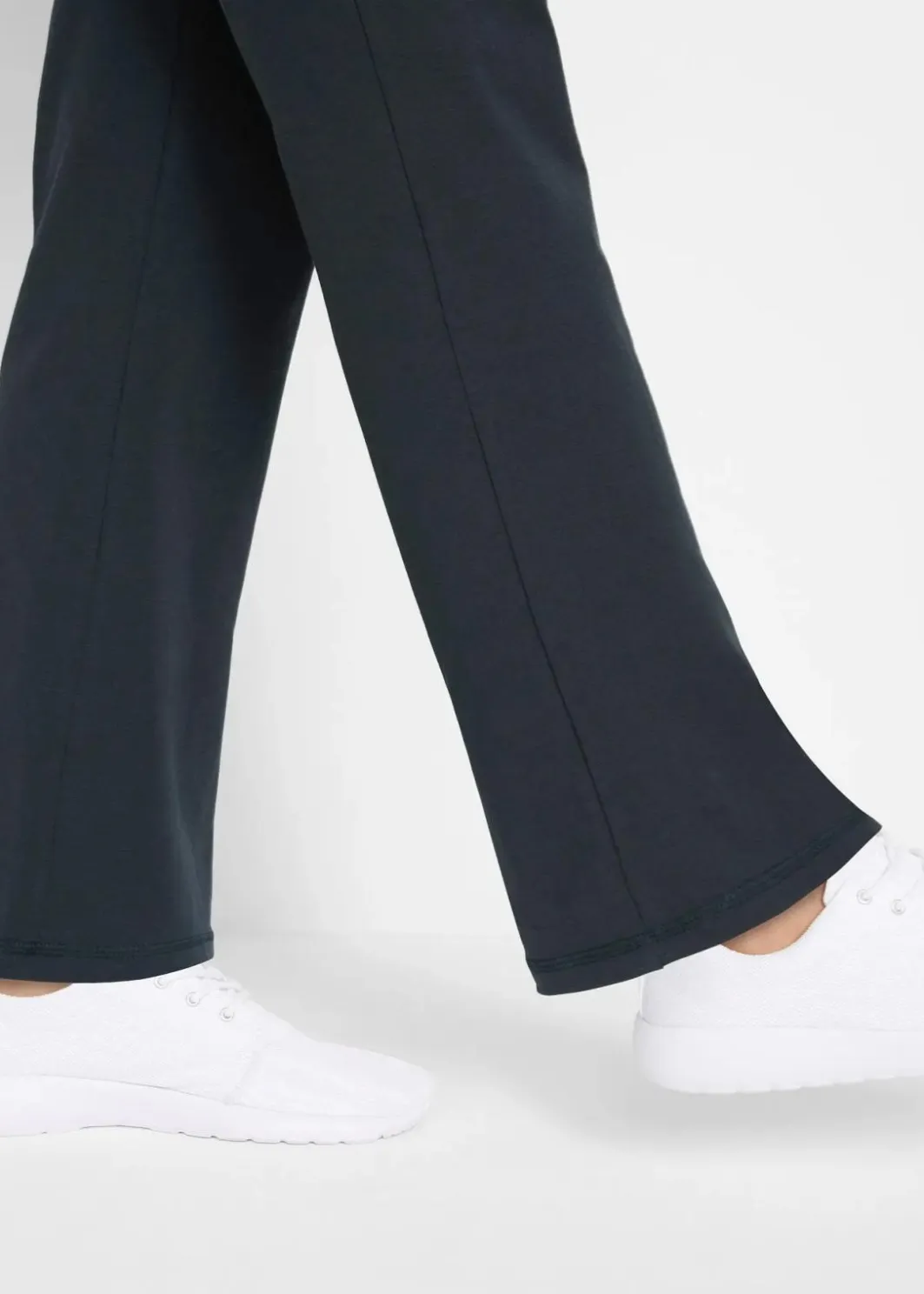 Damen bonprix Hosen|Sportbekleidung|Baumwoll Sporthose mit Stretch, Bootcut