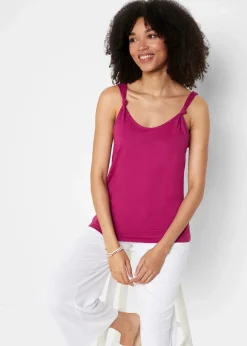 Damen bonprix Shirts & Tops|Baumwoll Top mit Knotendetails