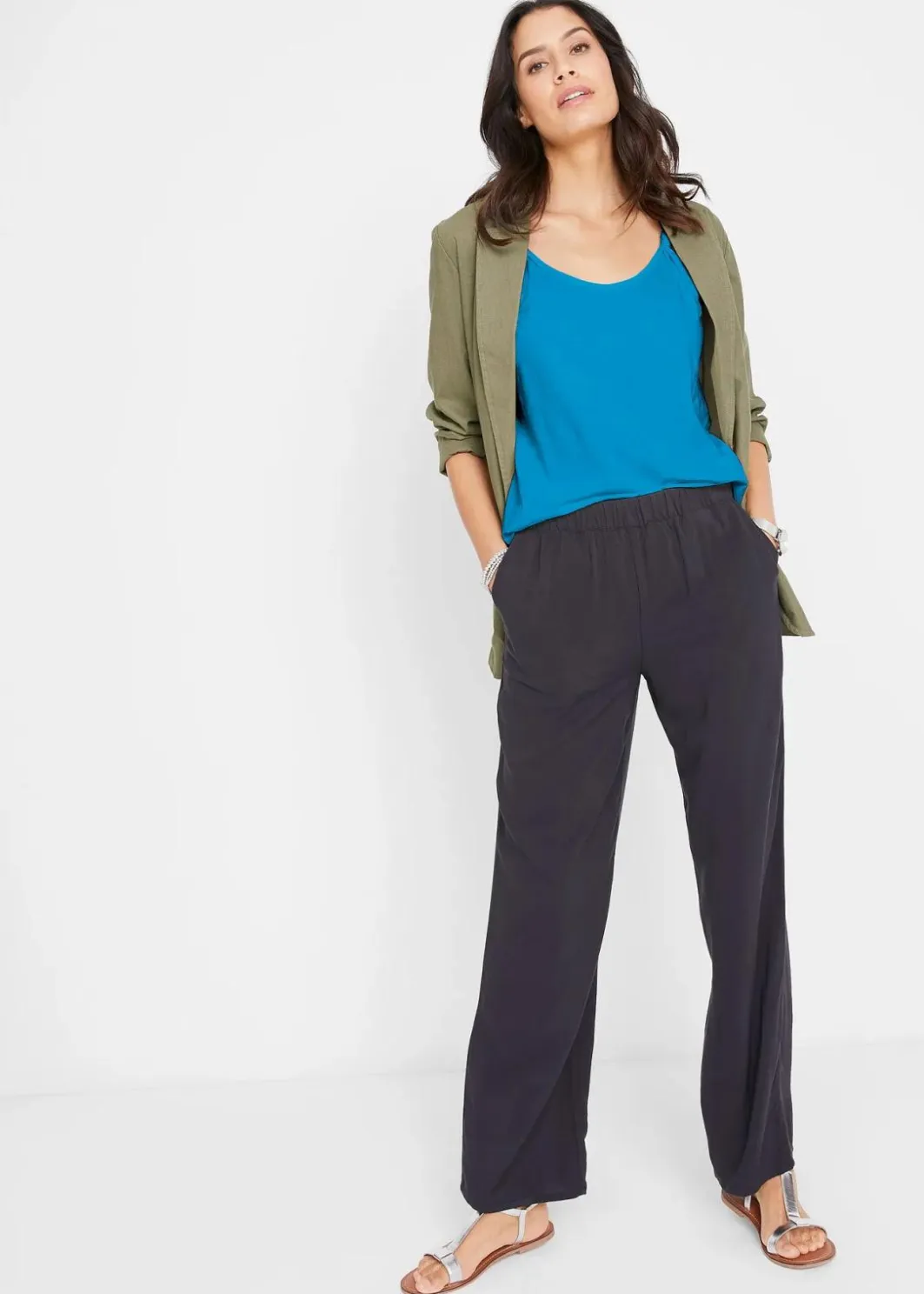 Damen bonprix Shirts & Tops|Baumwoll Top mit Knotendetails