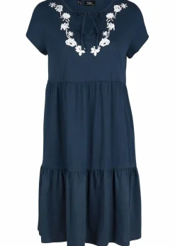 Discount Baumwoll Tunika-Kleid, kurzarm Damen Bekleidung·Pullover & Strickjacken|Kleider