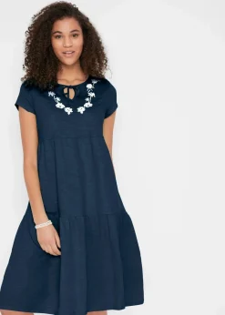 Discount Baumwoll Tunika-Kleid, kurzarm Damen Bekleidung·Pullover & Strickjacken|Kleider