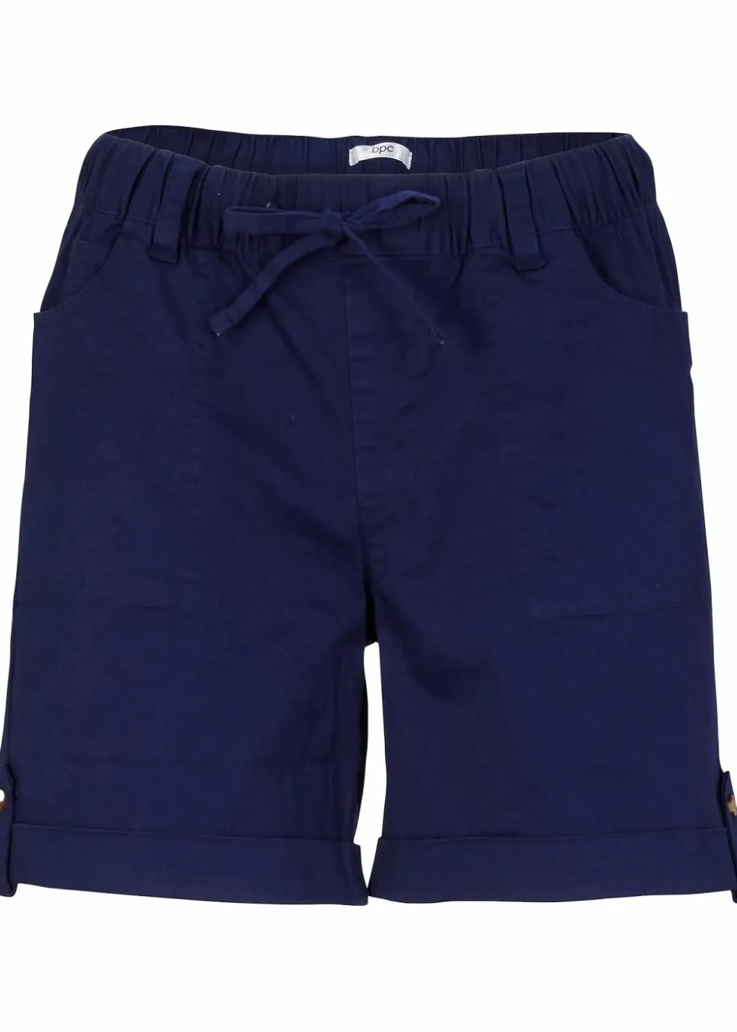 New Baumwoll-Bermuda mit Gummibund Damen Hosen|Shorts
