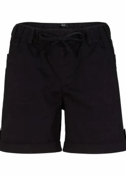 Damen bonprix Hosen|Shorts|Baumwoll-Bermuda mit Gummibund