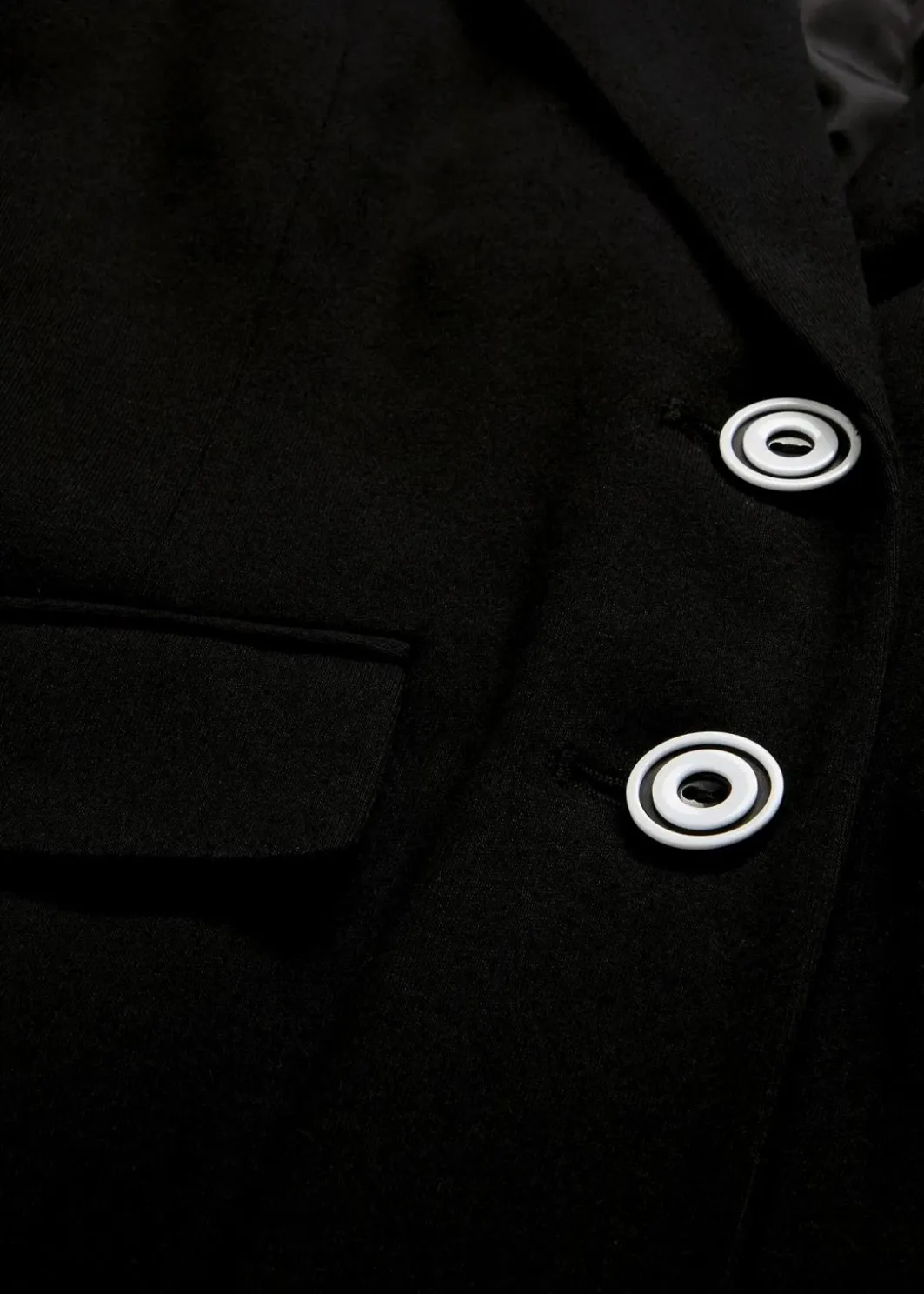 New Baumwoll-Blazer mit gestreiften Details Damen Bekleidung·Basics|Blazer